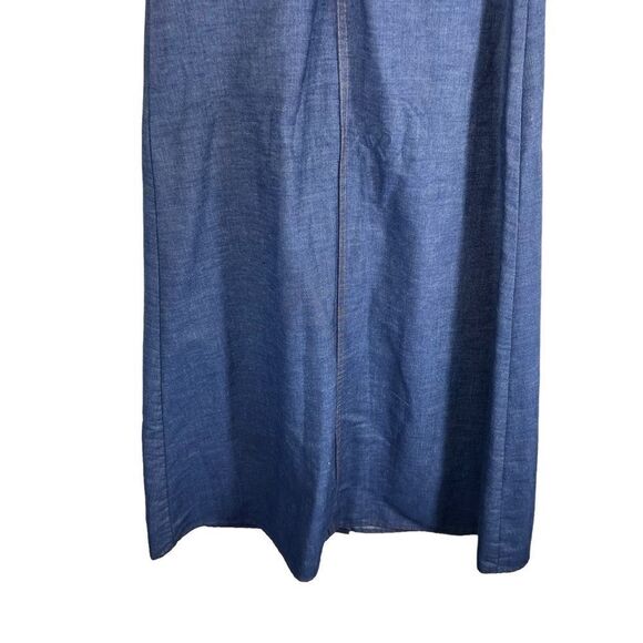Vintage 1960’s, 1970’s Levi’s Button Down A Line Maxi Skirt Orange Label - Picture 4 of 11